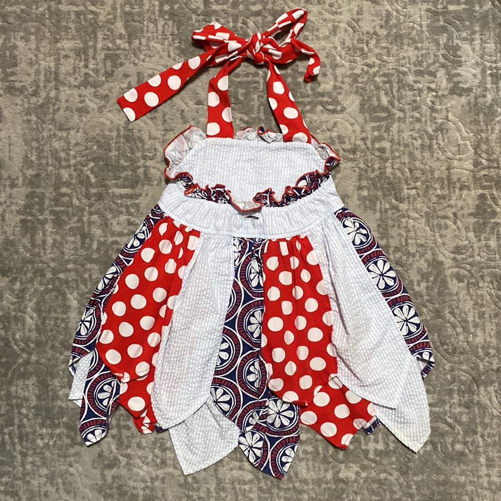 🔥4/20! Millie jay 4th of July dress. Size 2T - Picture 2 of 8
